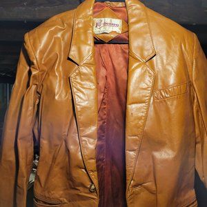 Men's Chessking leather jacket - 70's/80's